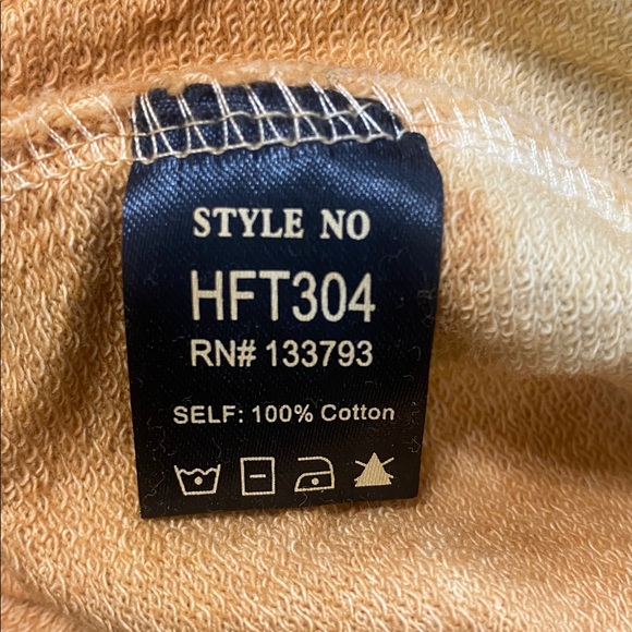 POL Tie-Dye Hoodie Sweater - Green and Orange - Picture 7 of 7